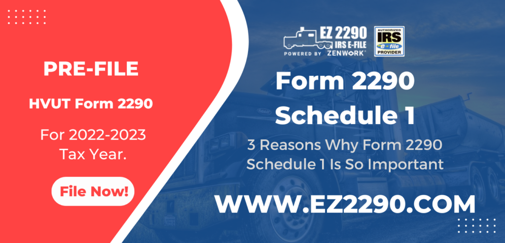 Form 2290 Schedule 1