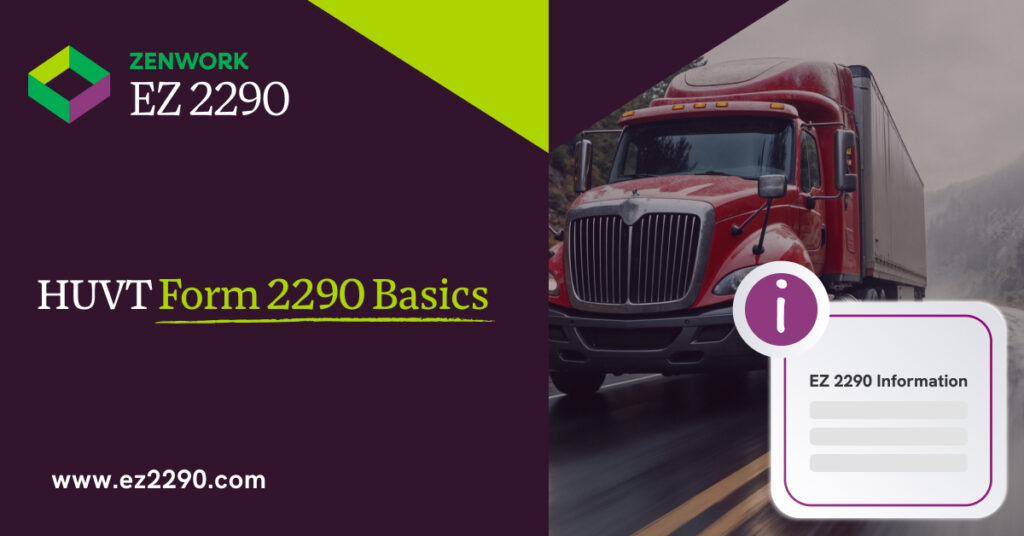 HUVT Form 2290 Basics